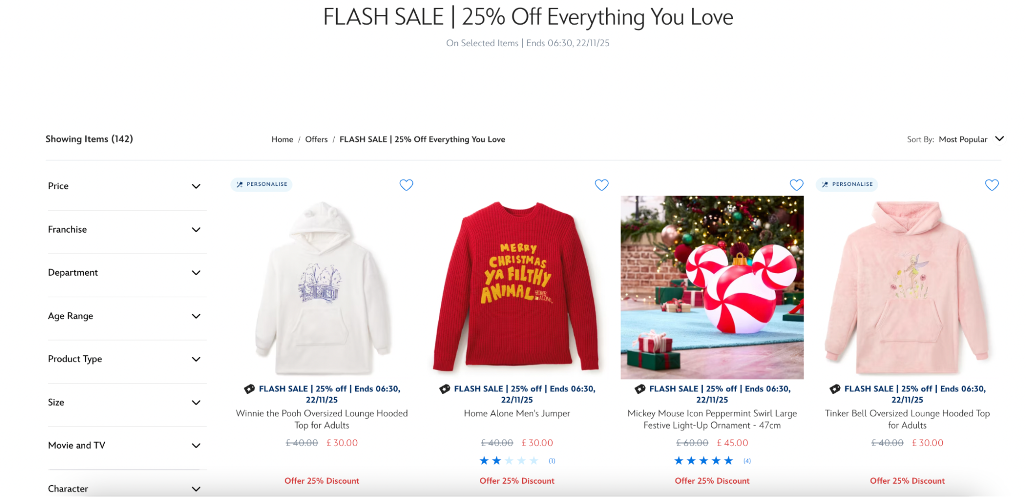 Day 4: Flash sale on high-demand categories 